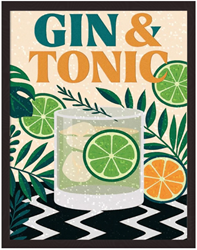 Splat Planet Diamond Painting Gin & Tonic