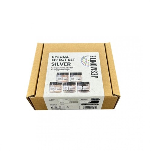 Jesmonite Special Effect Set Zilver