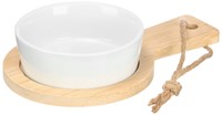 Kinvara Aperitief Schaaltjes met Bamboe Tray 2 Stuks