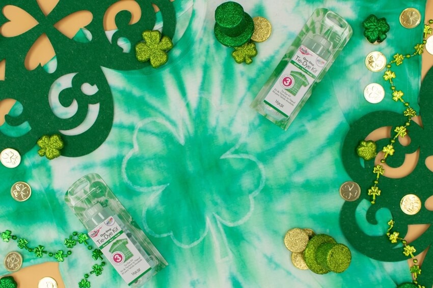 St. Patricks Day Tie-Dye T-shirt