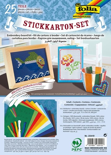 Folia Borduurkarton Set 25 Delig
