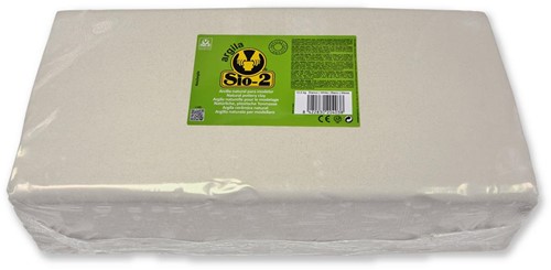 SIO-2 Argila Natuurlijke Pottenbakkerklei 12,5kg Wit