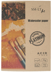 SMLT Watercolor paper A4 220gr 20 sheets White