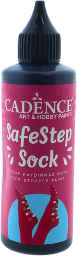 Cadence SafeStep Sock-Stop Anti-Slip Verf Black