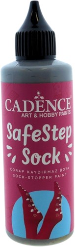 Cadence SafeStep Sock-Stop Anti-Slip Verf Gray