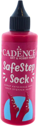 Cadence SafeStep Sock-Stop Anti-Slip Verf Red