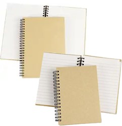 CC Spiral Bound Notebook Kraft