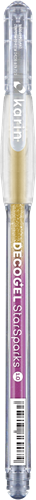 Karin Decogel 1.0 Gelpen Star Sparks Gold