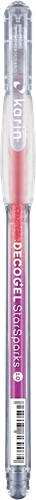 Karin Decogel 1.0 Gelpen Star Sparks Red