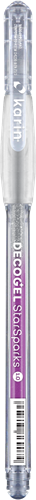 DECOGEL 1.0 STAR SPARKS SILVER 