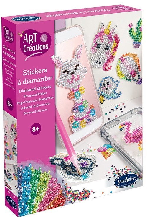 Kit Peinture Stickers Vitrail Mandala - Kit Créatif Enfants