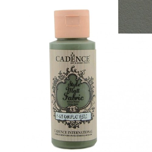 Cadence Style Mat Textielverf 59ml Camouflage Green