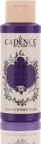 Cadence Style Mat Textielverf 59 ml Donkerpaars