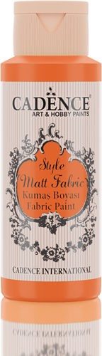 Cadence Style Mat Textielverf 59 ml Oranje