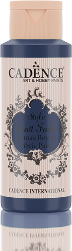 Cadence Style Mat Textielverf 59 ml Donker Blauw