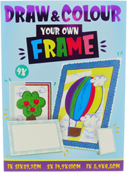 Color Your Own Frame Craft Set 4 pieces