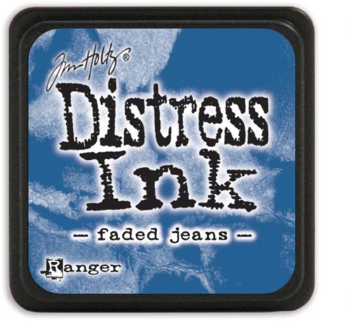 Tim Holtz Distress Inkt mini stempelkussen faded jeans