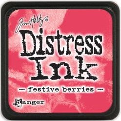 Tim Holtz Distress Inkt mini stempelkussen festive berries