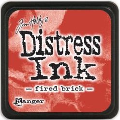 Tim Holtz Distress inkt mini stempelkussen fired brick