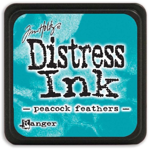 Tim Holtz Distress Inkt mini stempelkussen peacock feathers