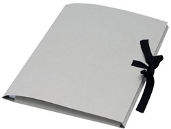 Folia Folder made of grey cardboard - A3 - With Band