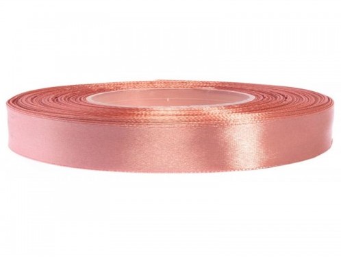 Satijnlint 6 mm 32 m Licht Koraal