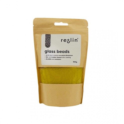 Reslin Glazen Kralen 500 gr Banaangeel