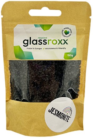 Jesmonite GlassRoxx Small 150gr Gitzwart