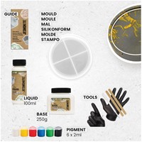 Jesmonite AC100 Kit Micro Ronde Onderzetter-2