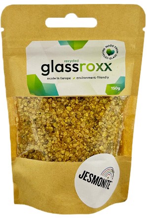 Jesmonite GlassRoxx Zakje Glas 150gr Goud