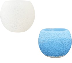 Silikonform 8,2x6,75 cm Teelichthalter Scherben