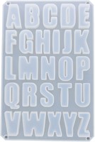 Silikonform 34x22,3x2,5 cm Großbuchstaben 52 mm