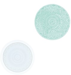 Silikonform 11x2 cm Mandala Untersetzer
