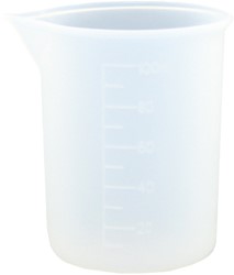 Messbecher 100 ml flexibles Silikon