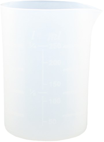 Maatbeker 250ml flexibel silicone