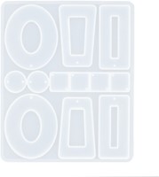 Silikonform 10,6x13x0,3 cm Ohrringe Geometrisch-2