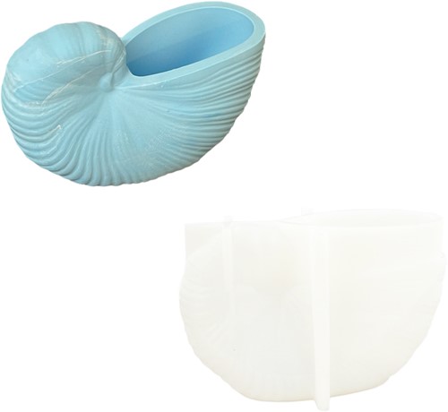 Siliconen Mal 14,8x10x6,3 cm Schelp