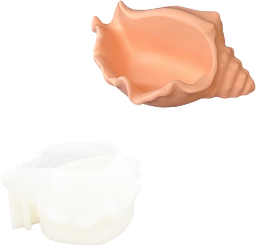 Siliconen Mal 14,8x10x6,3 cm Schelp