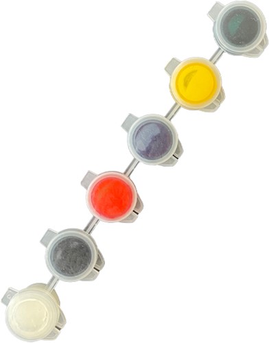 Jesmonite Pigment Strip 6x2g Classic-2