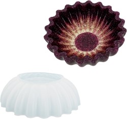 Reslin Siliconen Mal Schaal gekartelde randen 15,3 x 4,8 cm