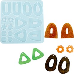Reslin Siliconen Mal Oorbellen 34,2 x 21,1 x 1,5 cm