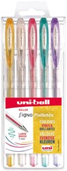 Uni Signo Gelpen Glitter 5 Set 1 mm