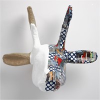 CC Papier Maché Hertenkop 32 x 26 x 23 cm-3