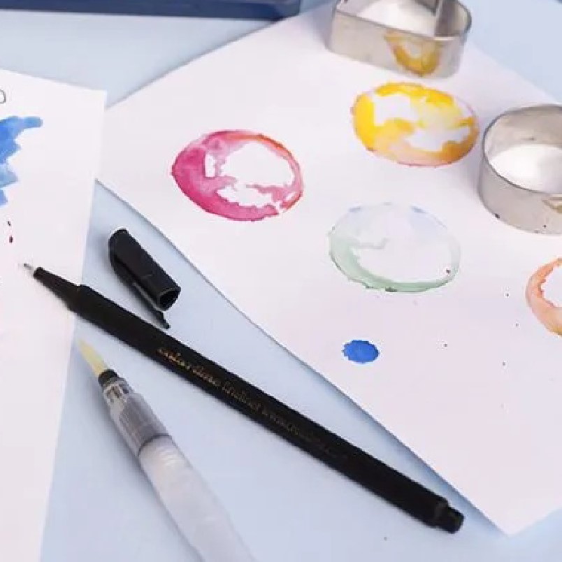Leer bellen schilderen met aquarelverf