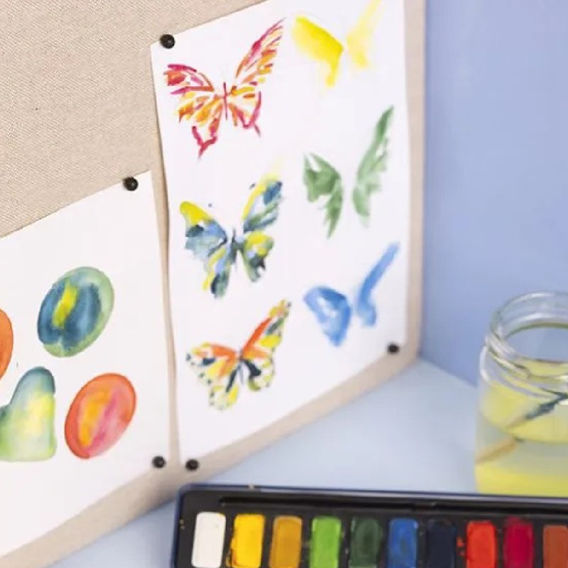 Leer verschillende vlinders schilderen met aquarel