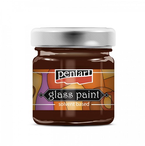 Pentart Glasverf Solvent Basis 30 ml Oranje
