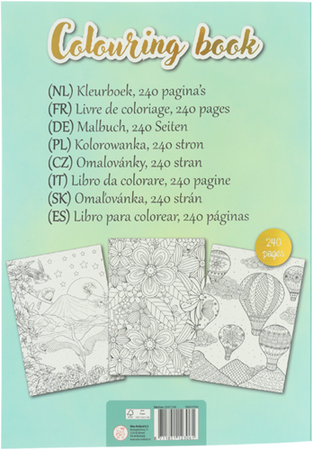 Wins Coloring Book XL 240 Pages Owl-3