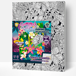 Splat Planet Paint by Numbers Summer Vibes