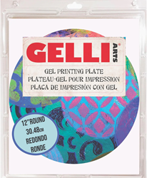Gelli Arts Gel-Druckplatte rund 30,5 cm (12 Inch)
