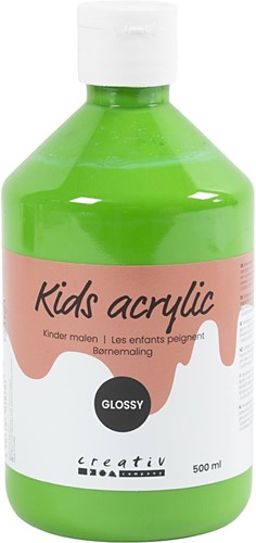 CC Kids Acrylverf Glossy Lichtgroen 500 ml